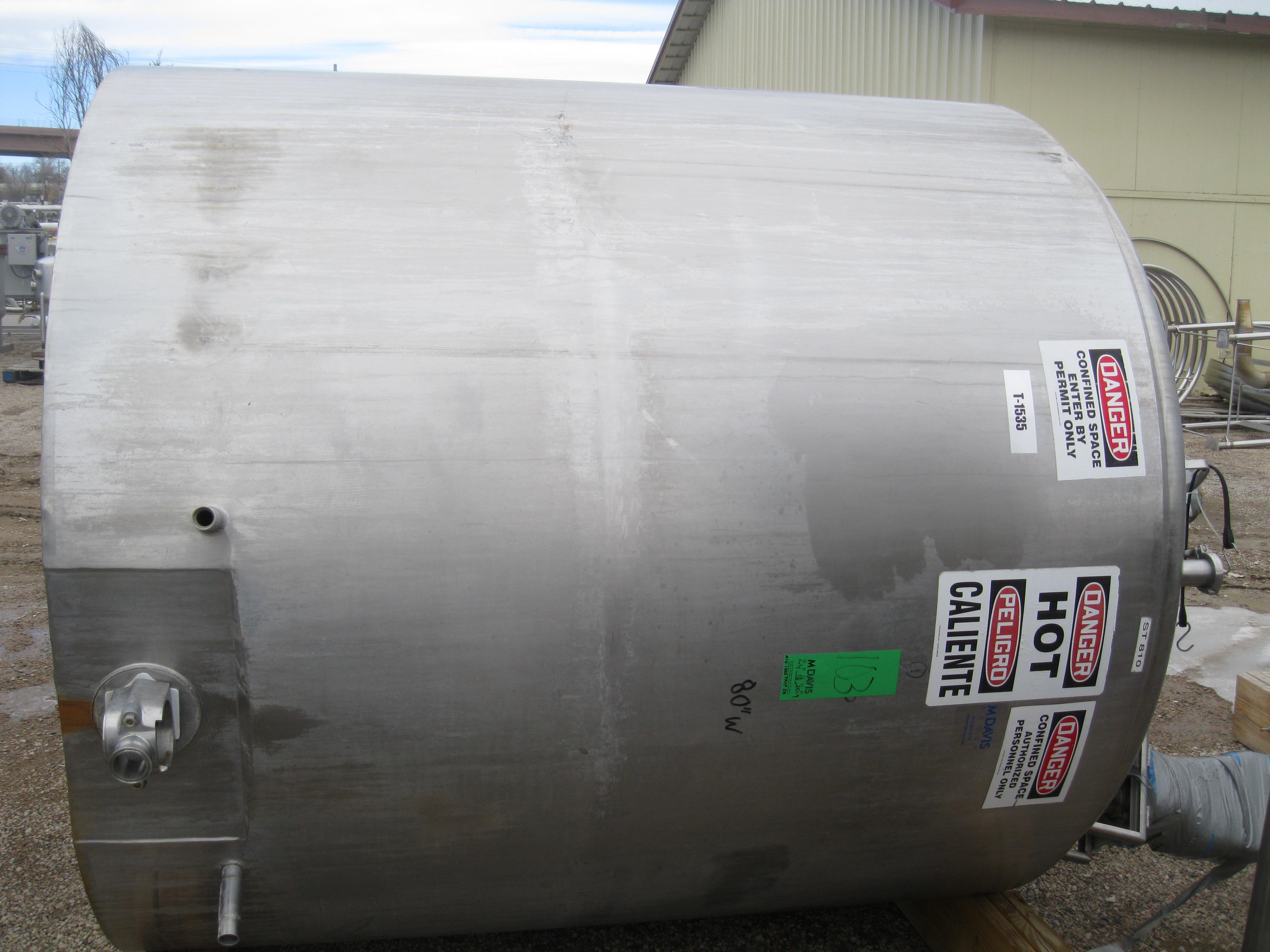 Usado 1000 GALLON PROCESSOR TANK
