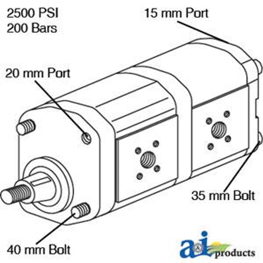 Pump, Tandem Hydraulic