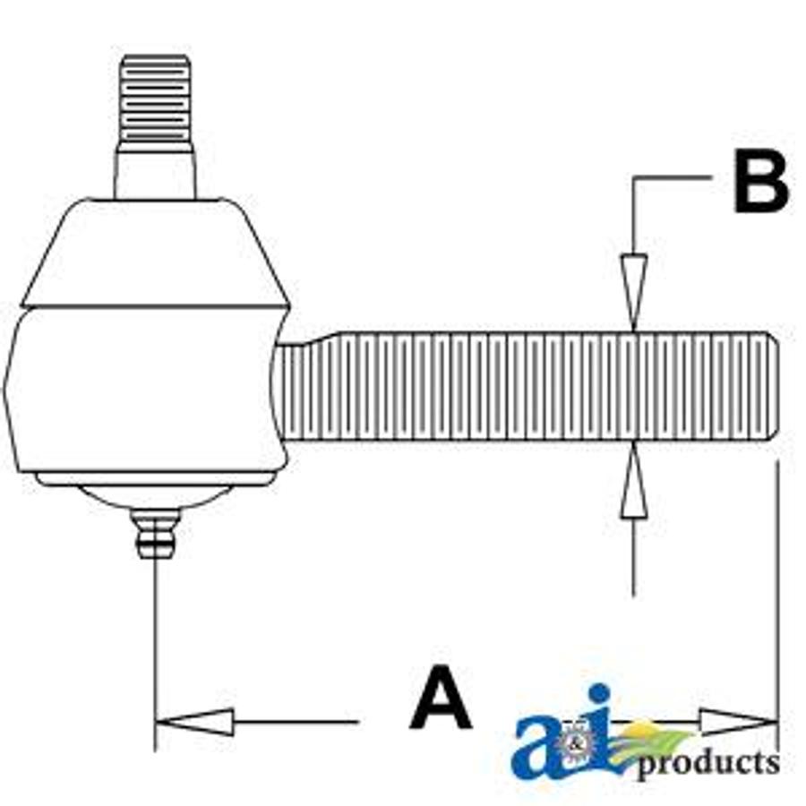 Drag Link End, Front
