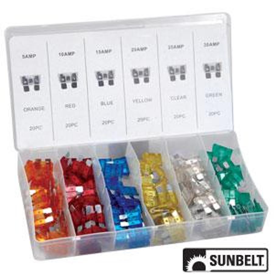 ATC Fuse Assortment, 120 pieces
