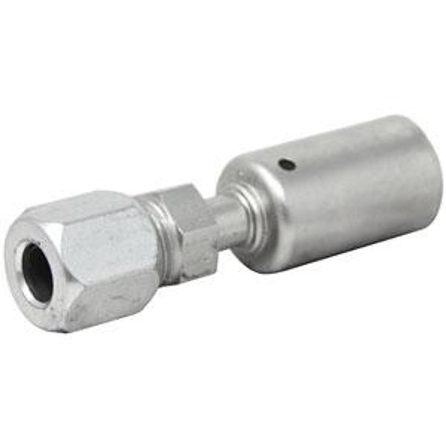 Fitting, Straight Compression (Repairs English Tubing) Steel Beadlock