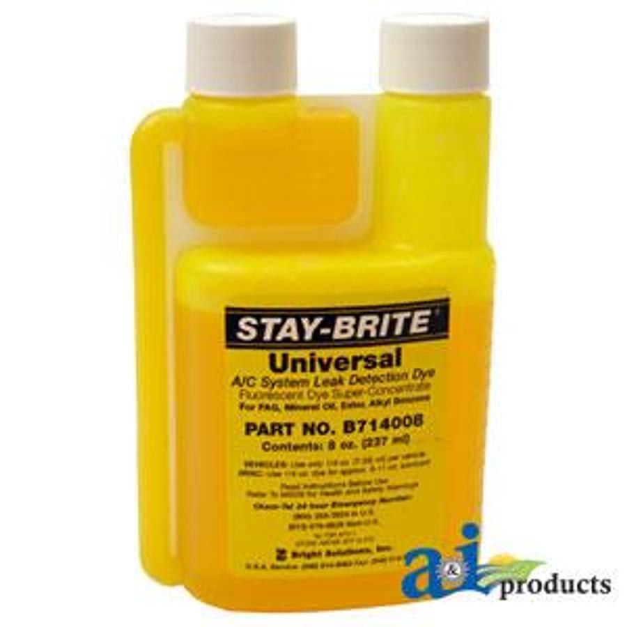 Universal Stay Bright A/C Dye, 8 OZ Bottle,