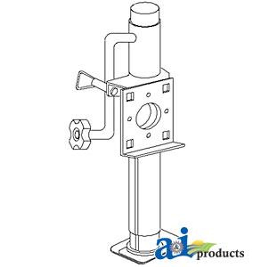 Jack, Trailer & Imp., Weld-on Swivel Brkt (2000 Lb.)