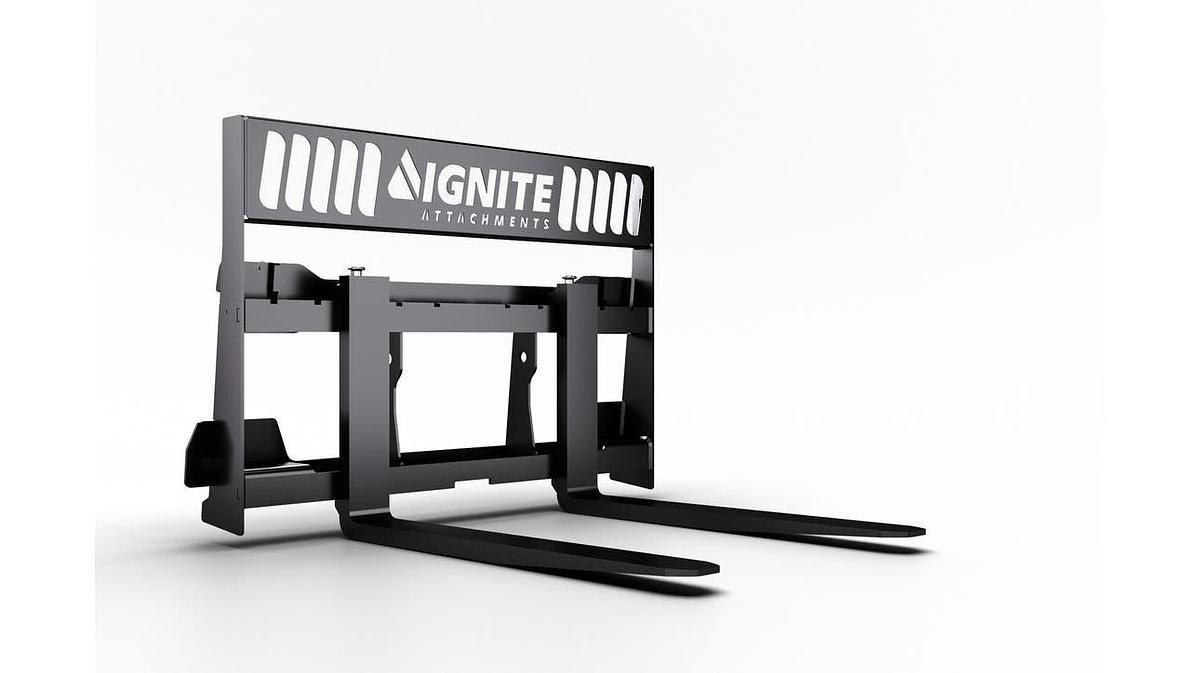 36-Inch Standard Duty Pallet 2.5K Fork & Frame Combo for John Deere Loaders