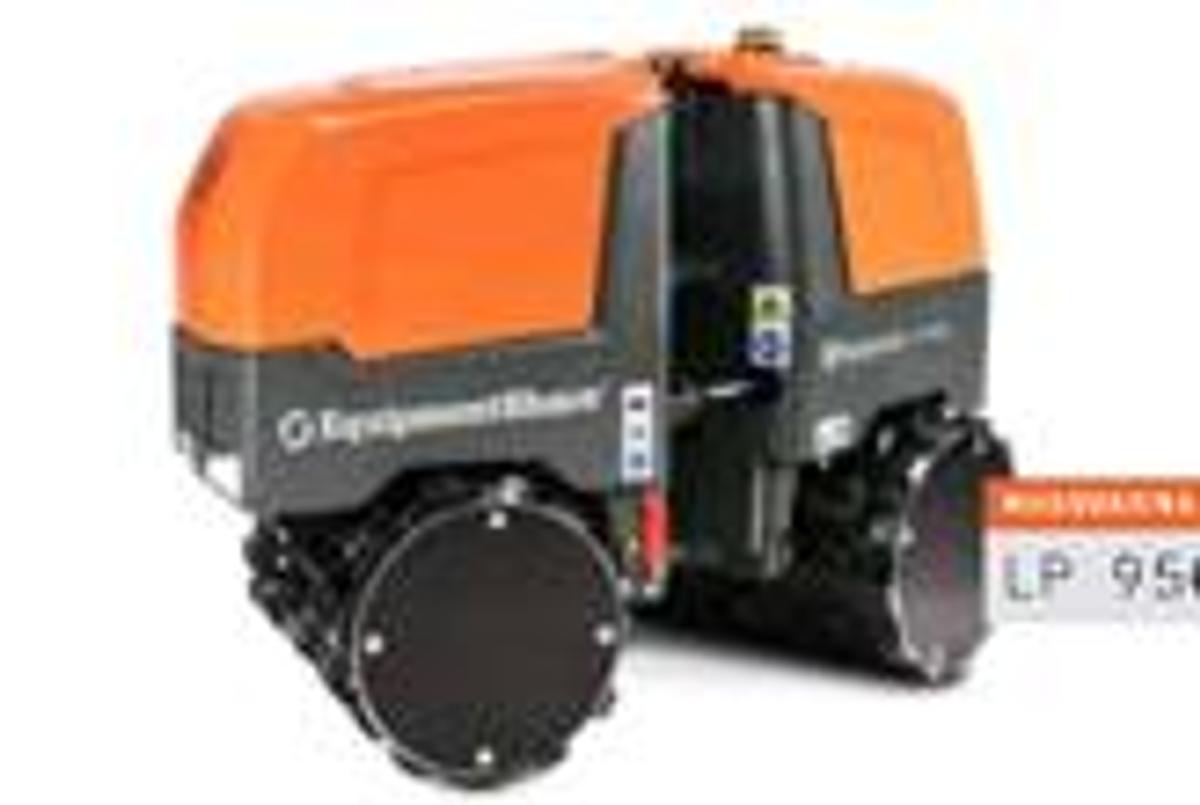 Used Walk-Behind Trench Roller, 24-34", Pad