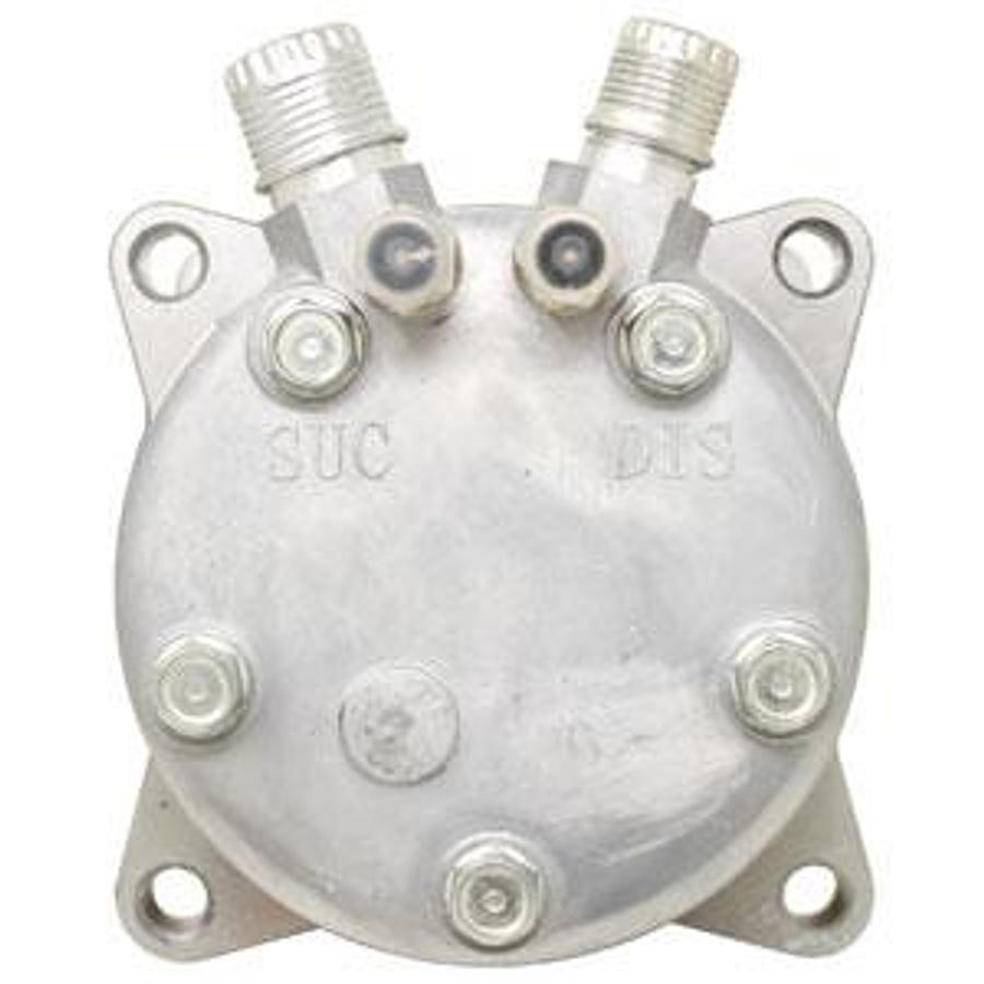 Comp Re-mfg Sanden Style (8390) w/ Clutch (SD508, 2A - 5.25" pulley, 8/10 flare w/ access & service)