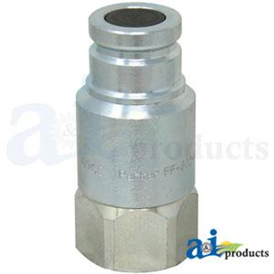 Flat Hydraulic Coupler Plug, Male, 1/2" NPT