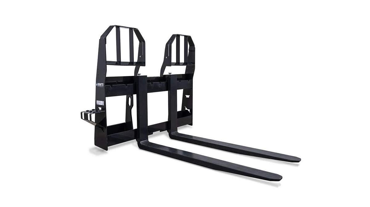 60-Inch Heavy Duty Pallet 4K Fork and Frame Combo