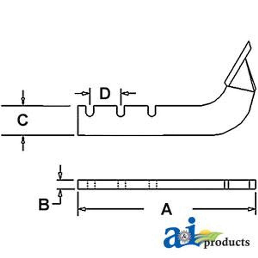 Box Scraper Shank w/ Point