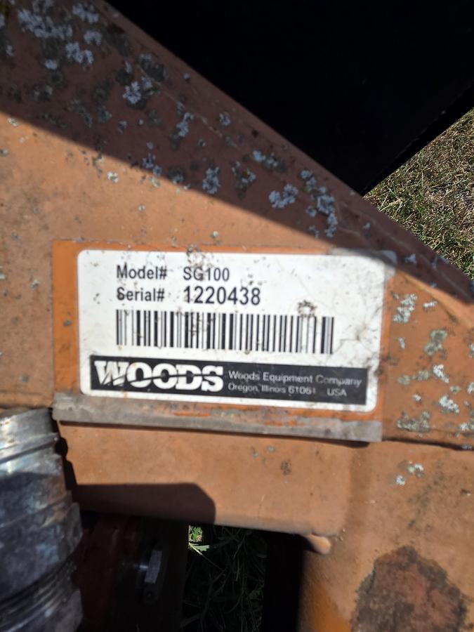 Used Woods 3 Point Stump Grinder SG 100