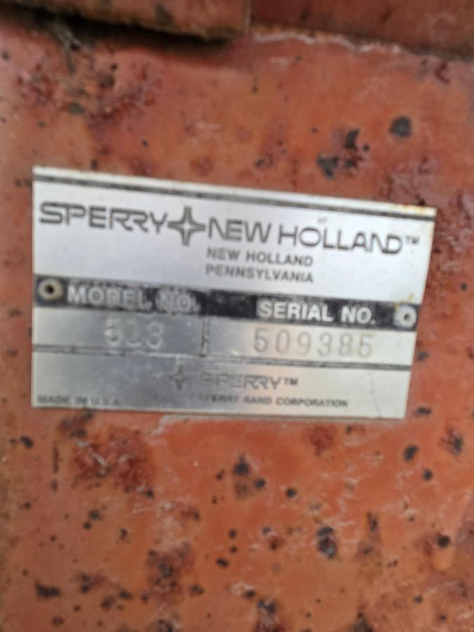 New Holland Manure Spreader 513- 1982