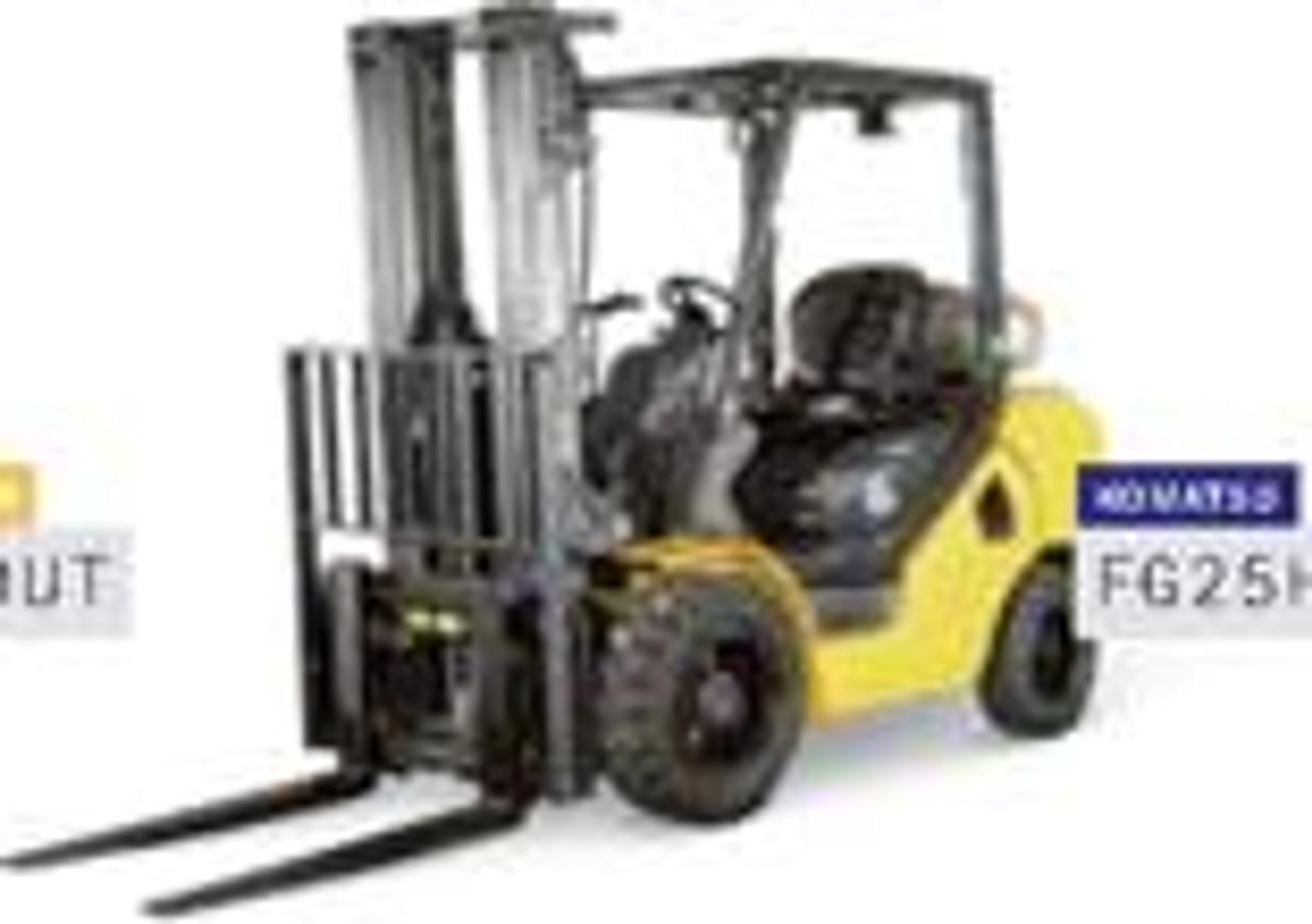Used Industrial Forklift 5,000 lbs, Dual Fuel
