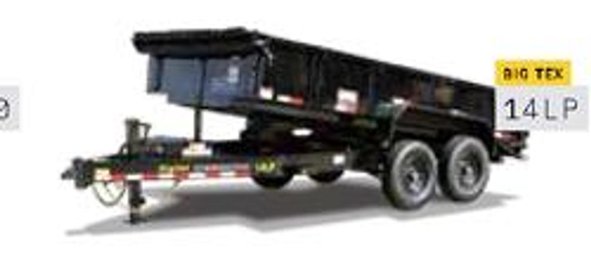 Used Hydraulic Dump Trailer 14,000 lbs