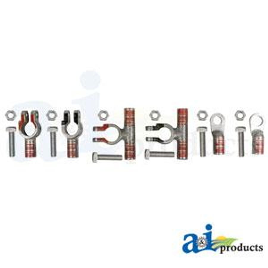 Battery Terminal Assortment, Crimp Copper, 1 Ga.