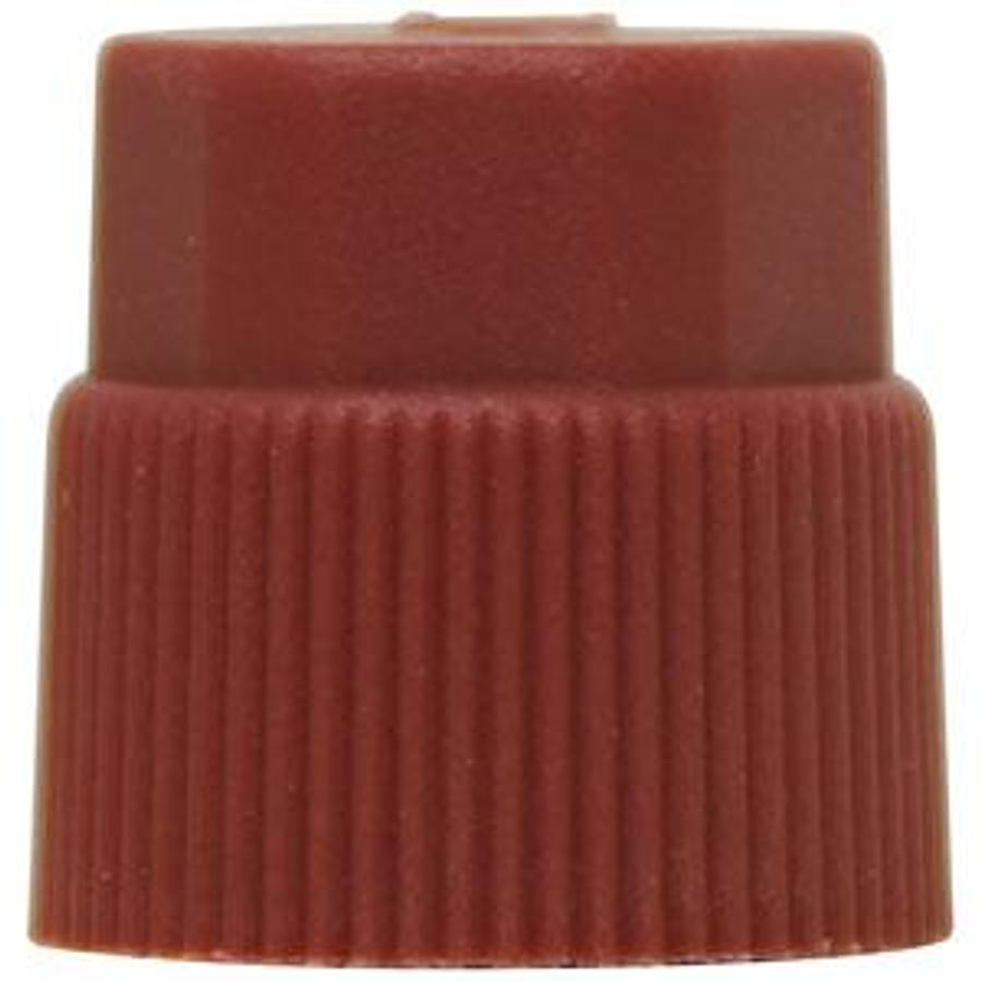 16mm Red R-134a High Side Valve Port Cap J.R.A. Type (10 Pack)