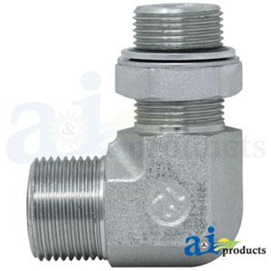 Elbow Fitting, 90 Deg Adj Stud Elbow, ORFS