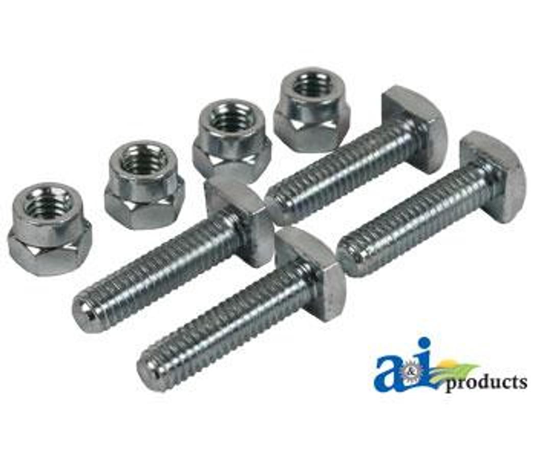 Battery Bolts & Nuts, Square Head, 5/16"