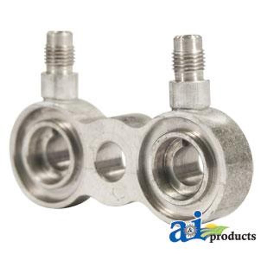 Extension, Manifold 1/2"; Pad Mount, (2) 1/4" Male Ports