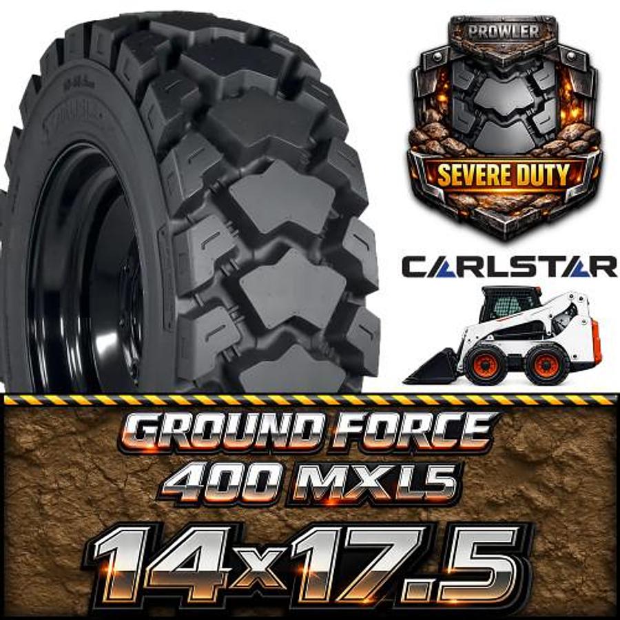 Ground Force 400 MX L5 Skid Steer Tire | 14x17.5