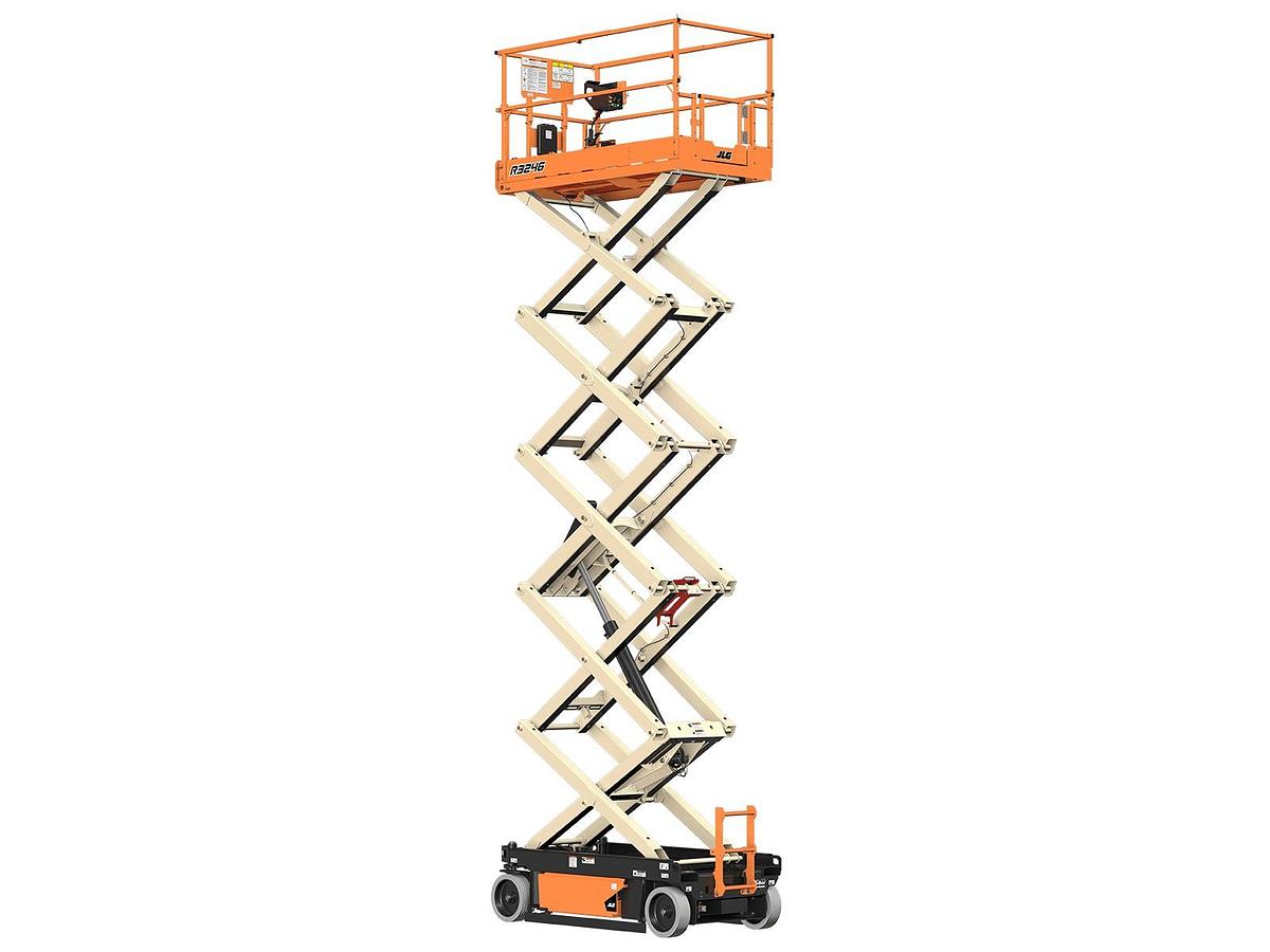 Used Electric Scissor Lift, 32’ Wide