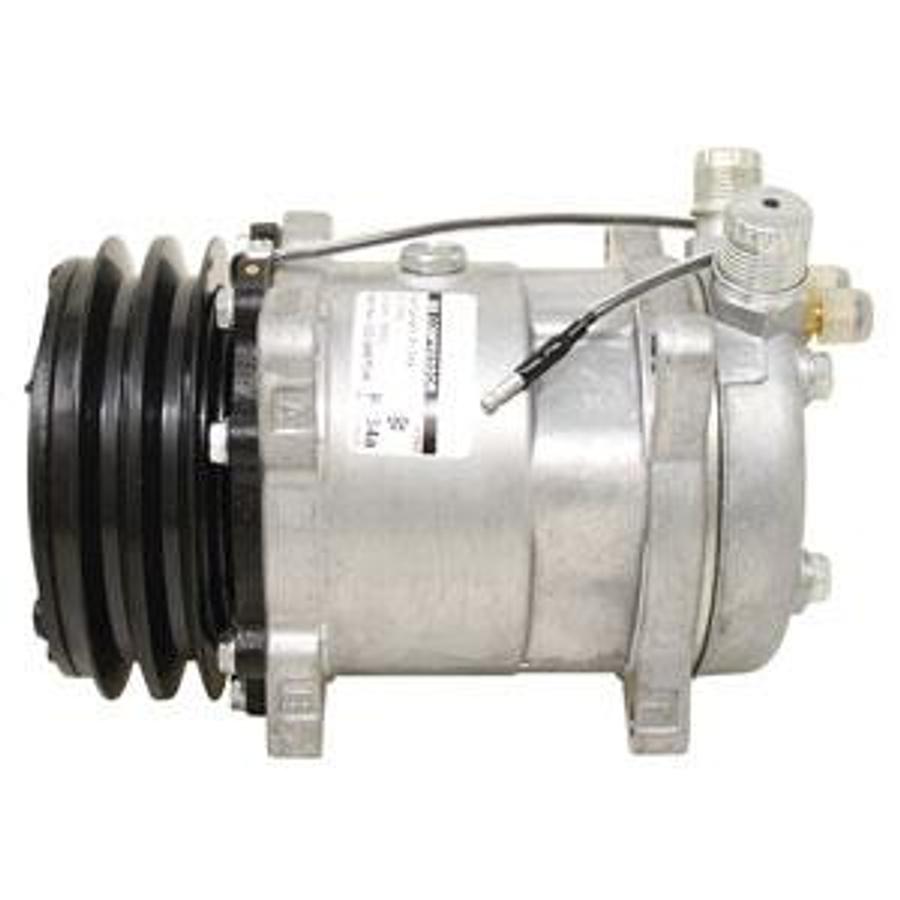 Comp Re-mfg Sanden Style (8390) w/ Clutch (SD508, 2A - 5.25" pulley, 8/10 flare w/ access & service)