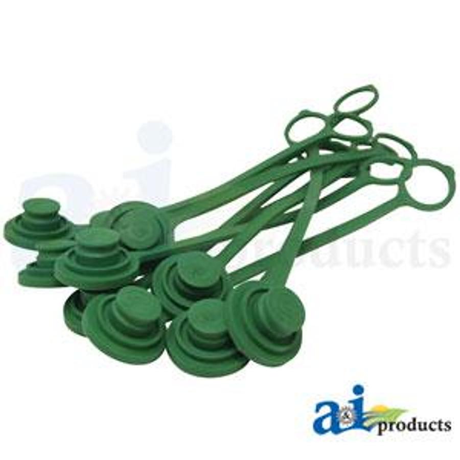 Green Dust Plug, 1/2" (10 pkg)