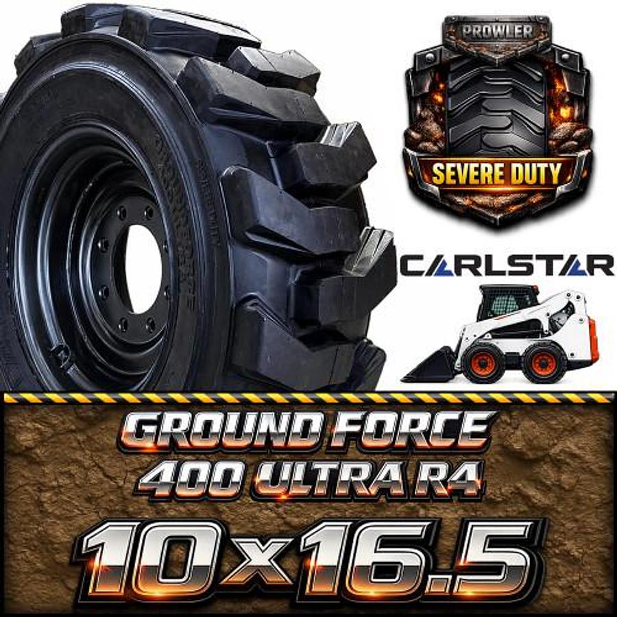 Ground Force 400 Ultra R4 Skid Steer Tire | 10x16.5