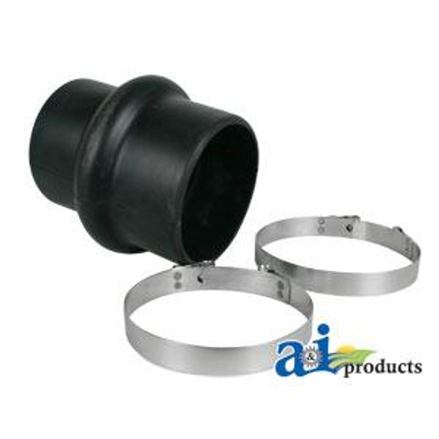 Centri Rubber Hump Hose Reducer w/2 Clamps 4"-4 1/2"