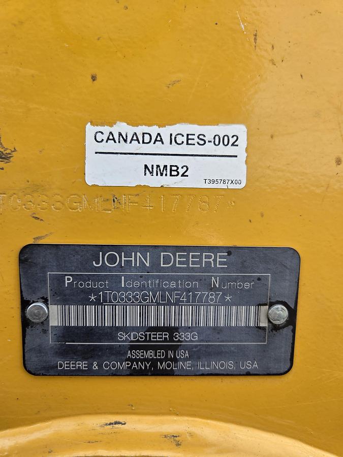 Used 2023 John Deere 333G