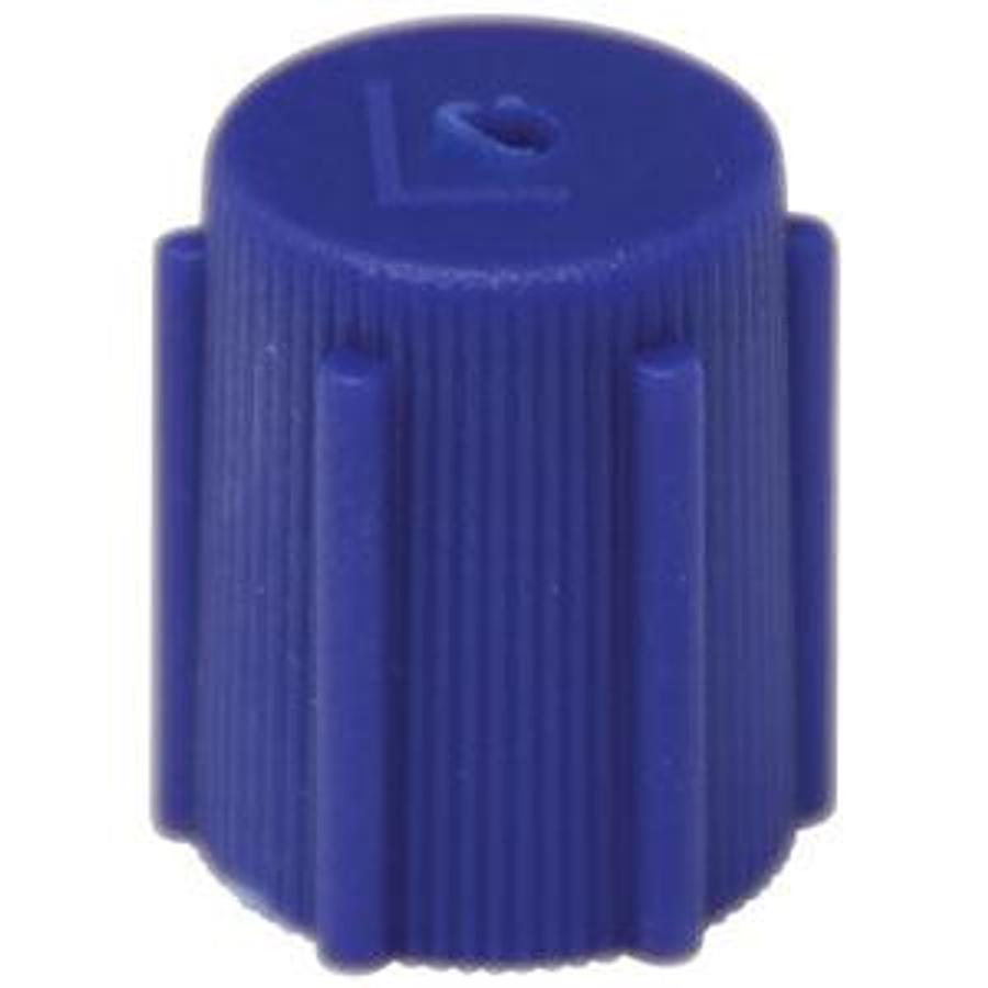 13mm Blue R-134a Low Side Valve Port Cap OEM & Aftermarket (5 pack)