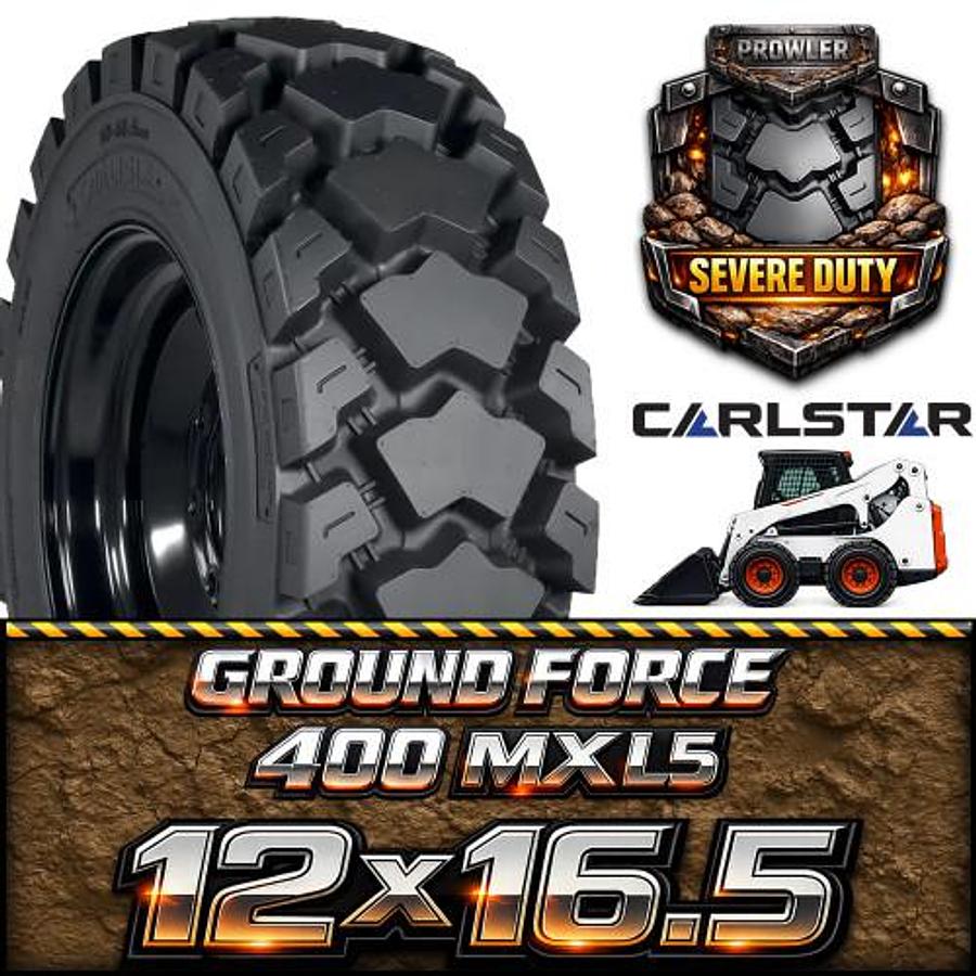 Ground Force 400 MX L5 Skid Steer Tire | 12x16.5