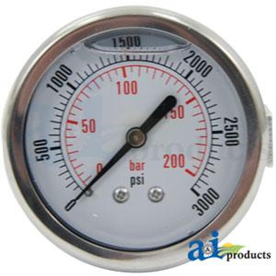 Gauge, 3000 psi, Belt Tension