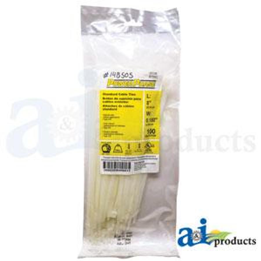 8" Self Locking Nylon Cable Ties