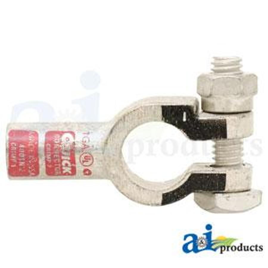 Battery Terminal, Neg. Copper Crimp, 1 Ga. (5 Pk)
