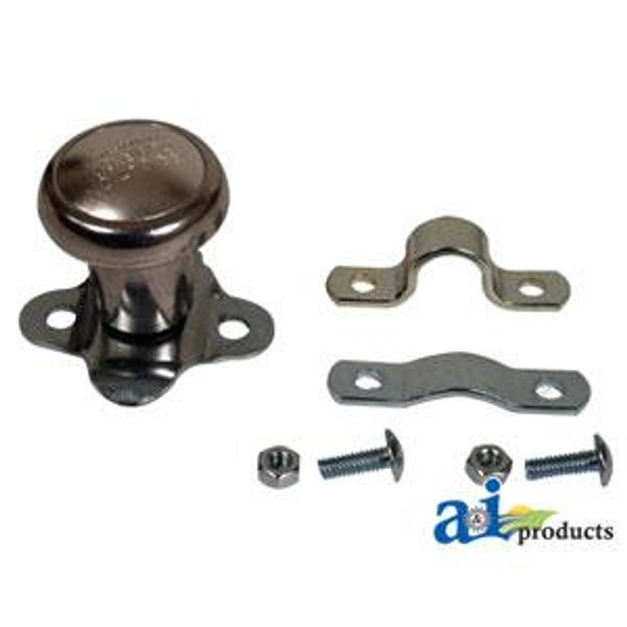 Spinner, Aluminum Steering Wheel (Polished Aluminum Knob)