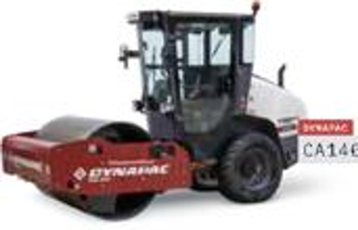 Used Ride-On Single Drum Roller, 7–8 Ton, 66" Width