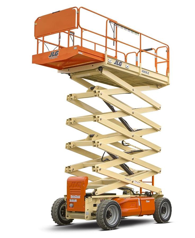 Used Electric Scissor Lift, 40' Wide
