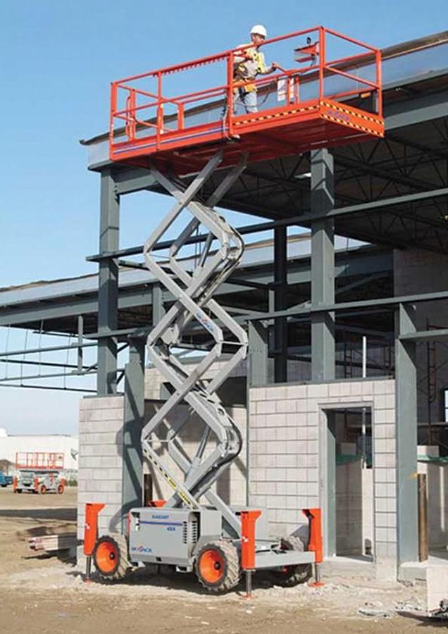 Used Rough Terrain Scissor Lift, 26'–29'