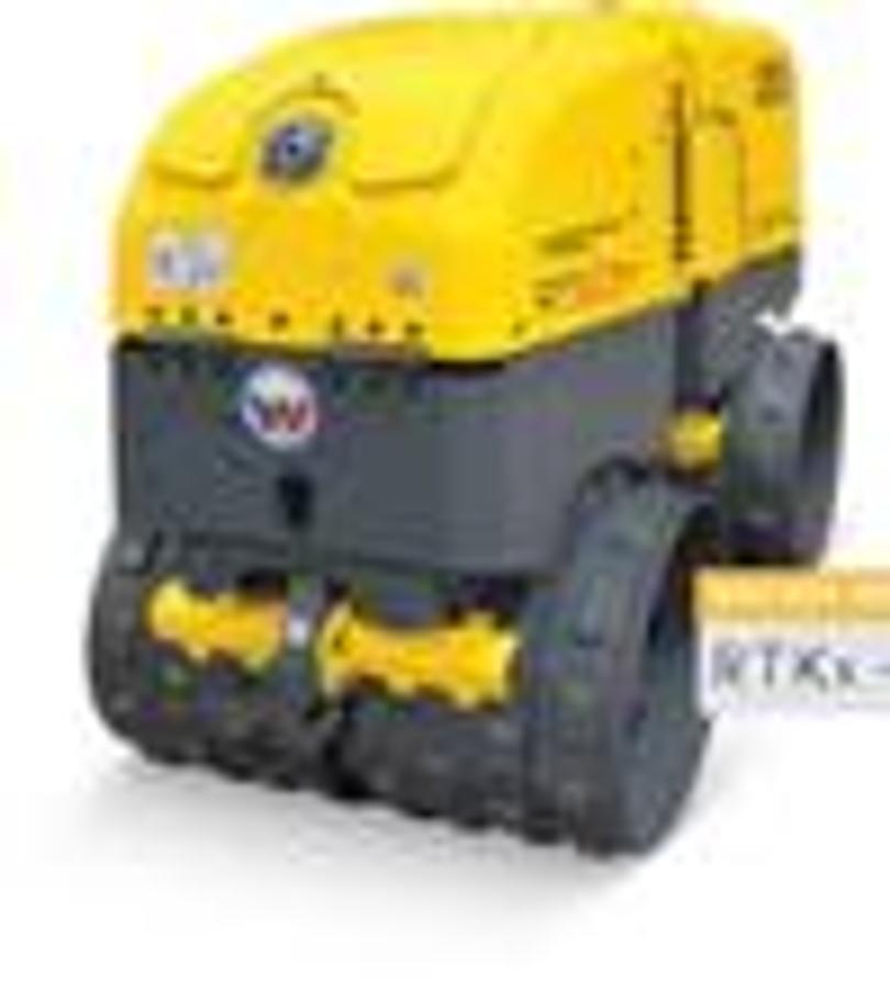 Used Walk-Behind Trench Roller, 24-34", Pad