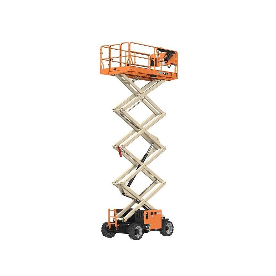 Used Rough Terrain Scissor Lift, 36'–45' Electric