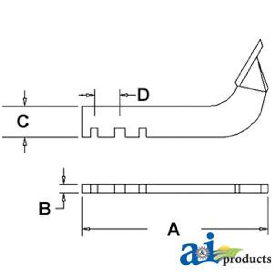 Box Scraper Shank w/ Point