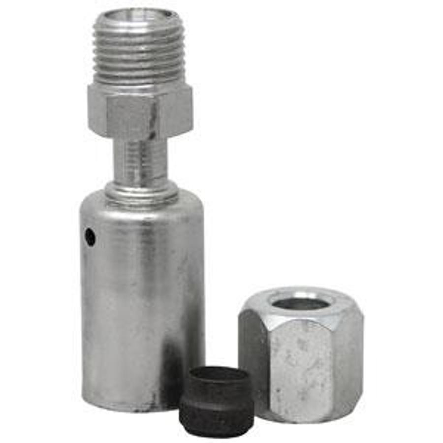 Fitting, Straight Compression (Repairs English Tubing) Steel Beadlock