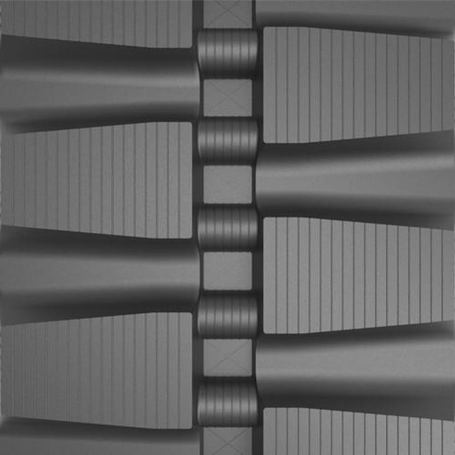 CAT 269C 450mm Wide Staggered Block Rubber Track 450x86x60