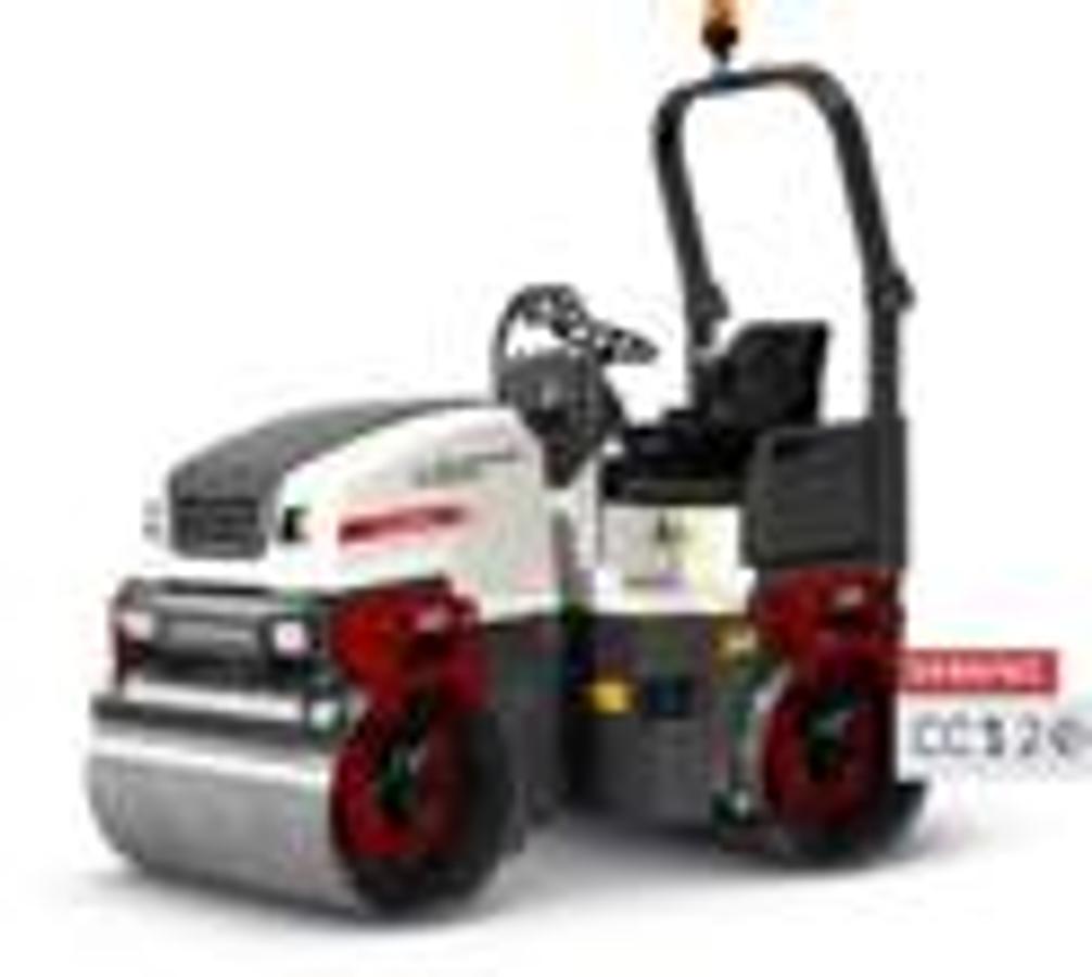 Used Ride-On Double Drum Roller, 3 ton, 48" Width