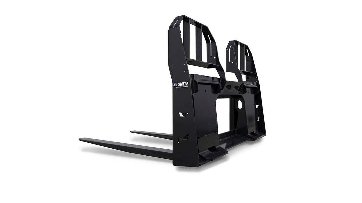 60-Inch Severe Duty Pallet 6K Fork and Frame Combo