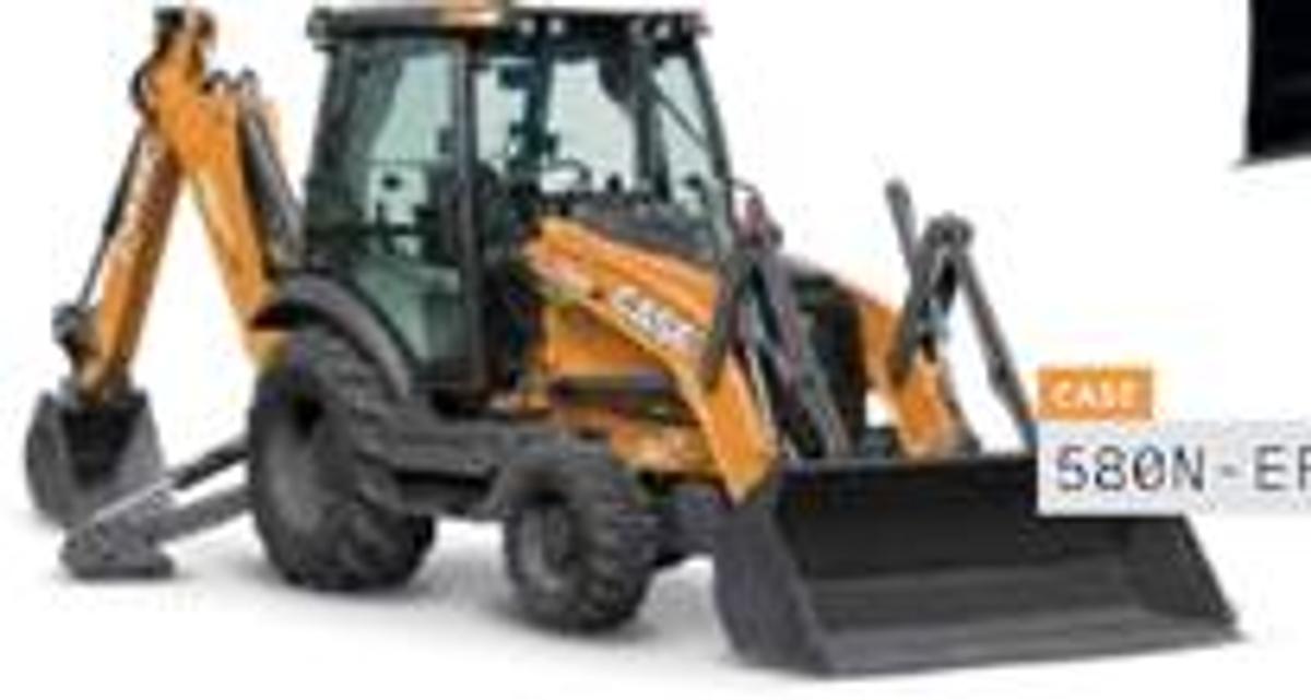 Used Backhoe Loader 68–74 hp, Extendable Stick
