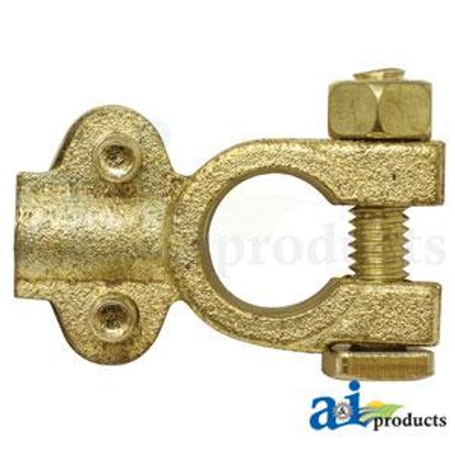 Battery Cable Ends, Brass Reusable, (#8Ga. to 1Ga.)(2 Pk)