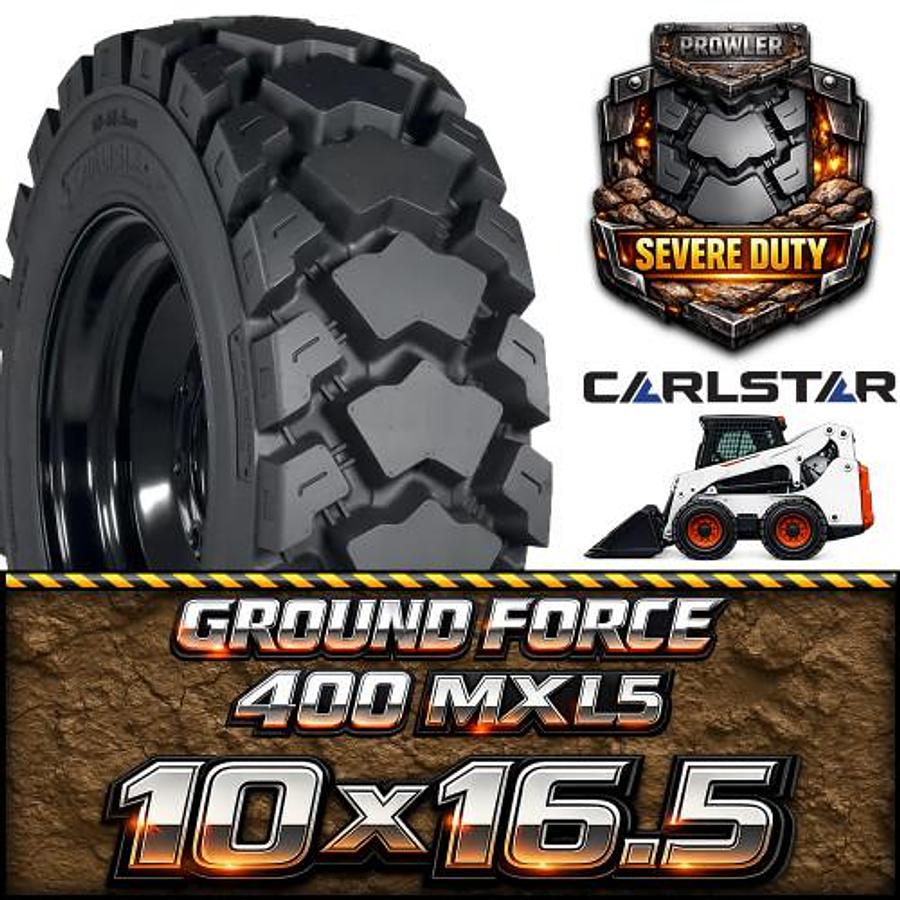 Ground Force 400 MX L5 Skid Steer Tire | 10x16.5