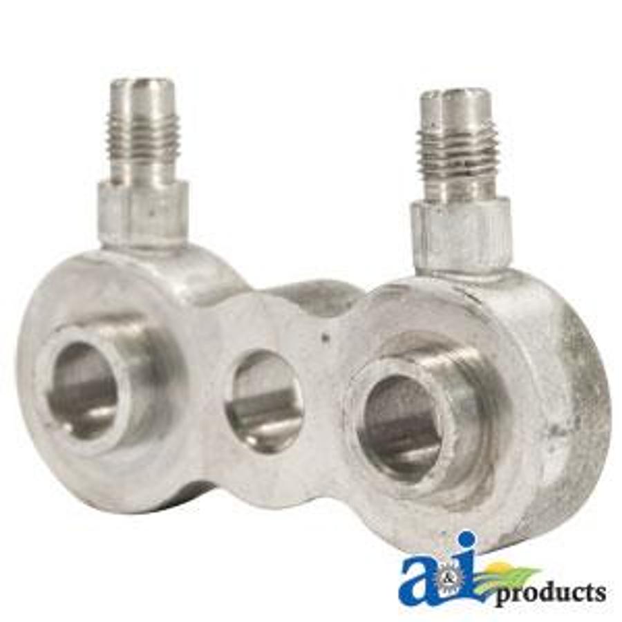 Extension, Manifold 1/2"; Pad Mount, (2) 1/4" Male Ports