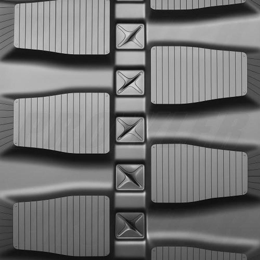 Lamtrac LTR 6160T 450mm Wide Staggered Block Rubber Track 450x86x60